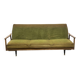 1970s English beech sofa bed