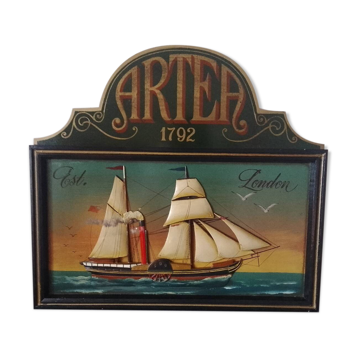 Tableau Country Corner Artea 1792 Vintage
