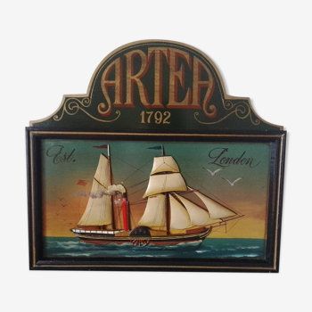 Tableau Country Corner Artea 1792 Vintage