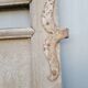 18th century glass door patina original mustache fittings