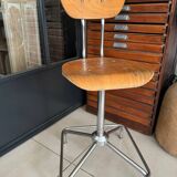 Old industrial workshop chair