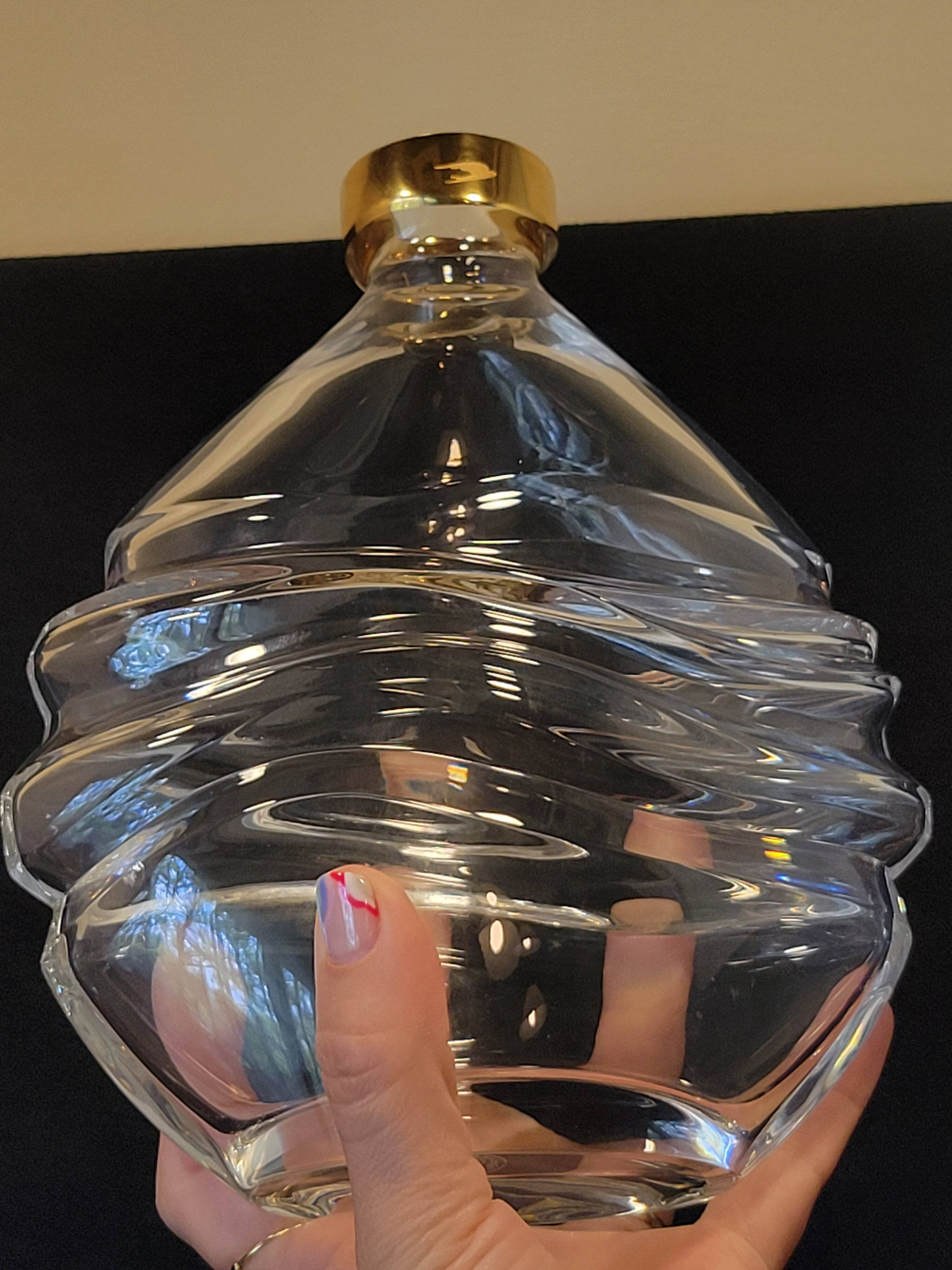 Baccarat Crystal Carafe For Cognac J&F Martell 75 Cl