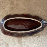 Vallauris empty pocket in ceramic leaf shape