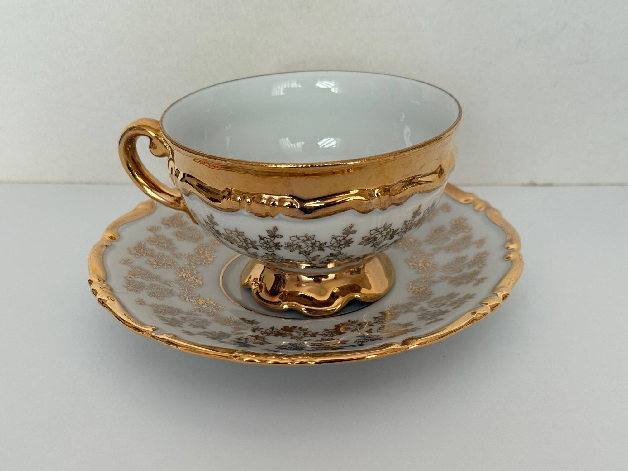 Bavarian tea service Mitterteich, Germany 1950s