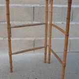 Old wooden towel rack