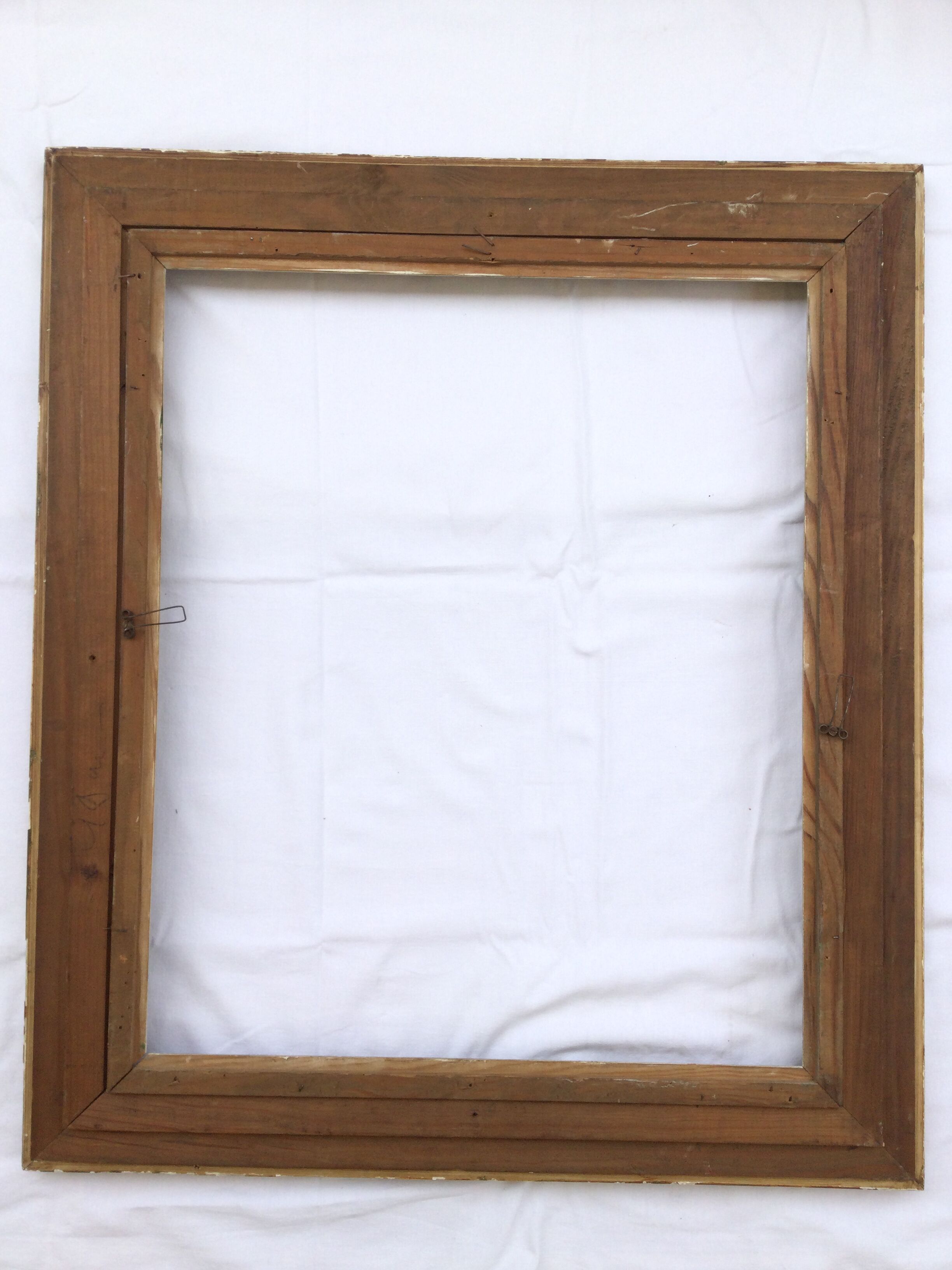1950s frame in wood, plaster and fabric