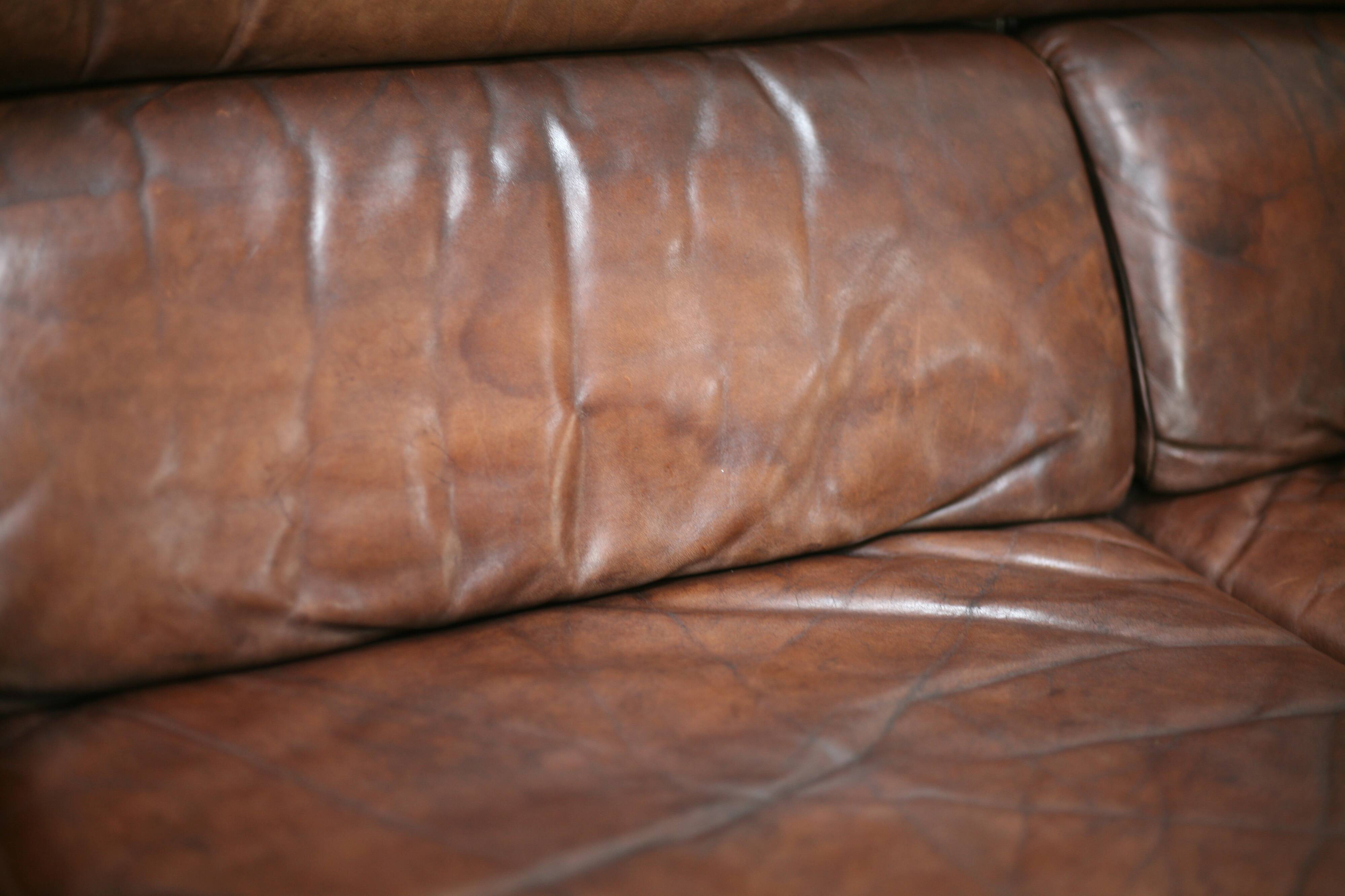 De Sede DS 43 sofa. 2 seats, leather, Switzerland, circa 1970