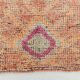Pink & Orange Oriental Vintage Runner Rug, 101x301Cm