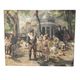 Children in the Monceau Garden. HST circa 1940. Signed Gilles. 81.5 x 65cm