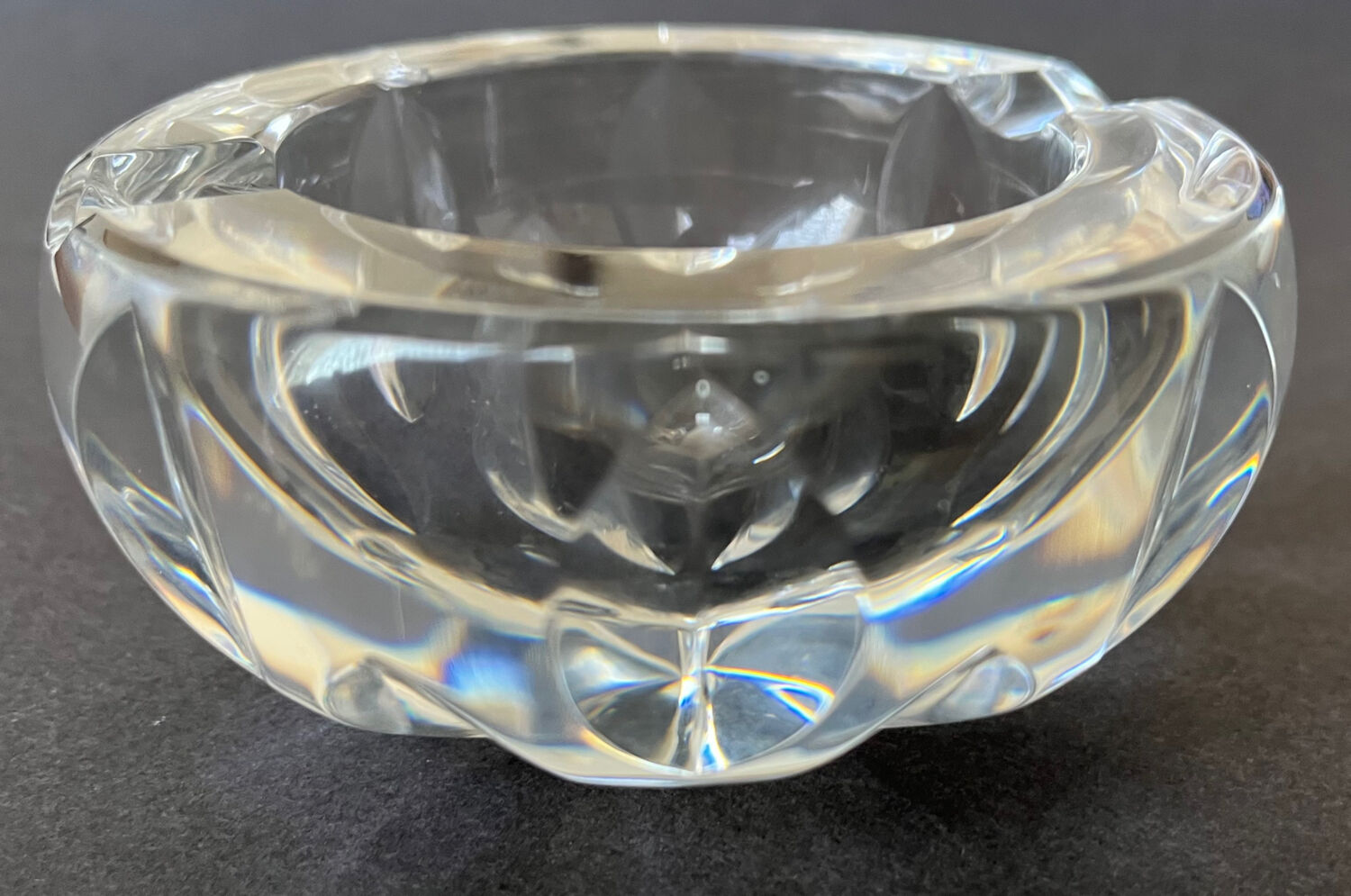 Baccarat crystal ashtray
