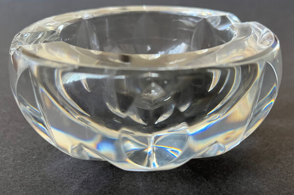 Cendrier en cristal de baccarat