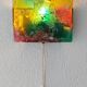 Brutalist Sculptural Broken Glass Wall Lamp by Cosack Leuchten.