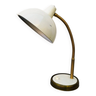 Designer painted sheet metal lamp from the 1950s