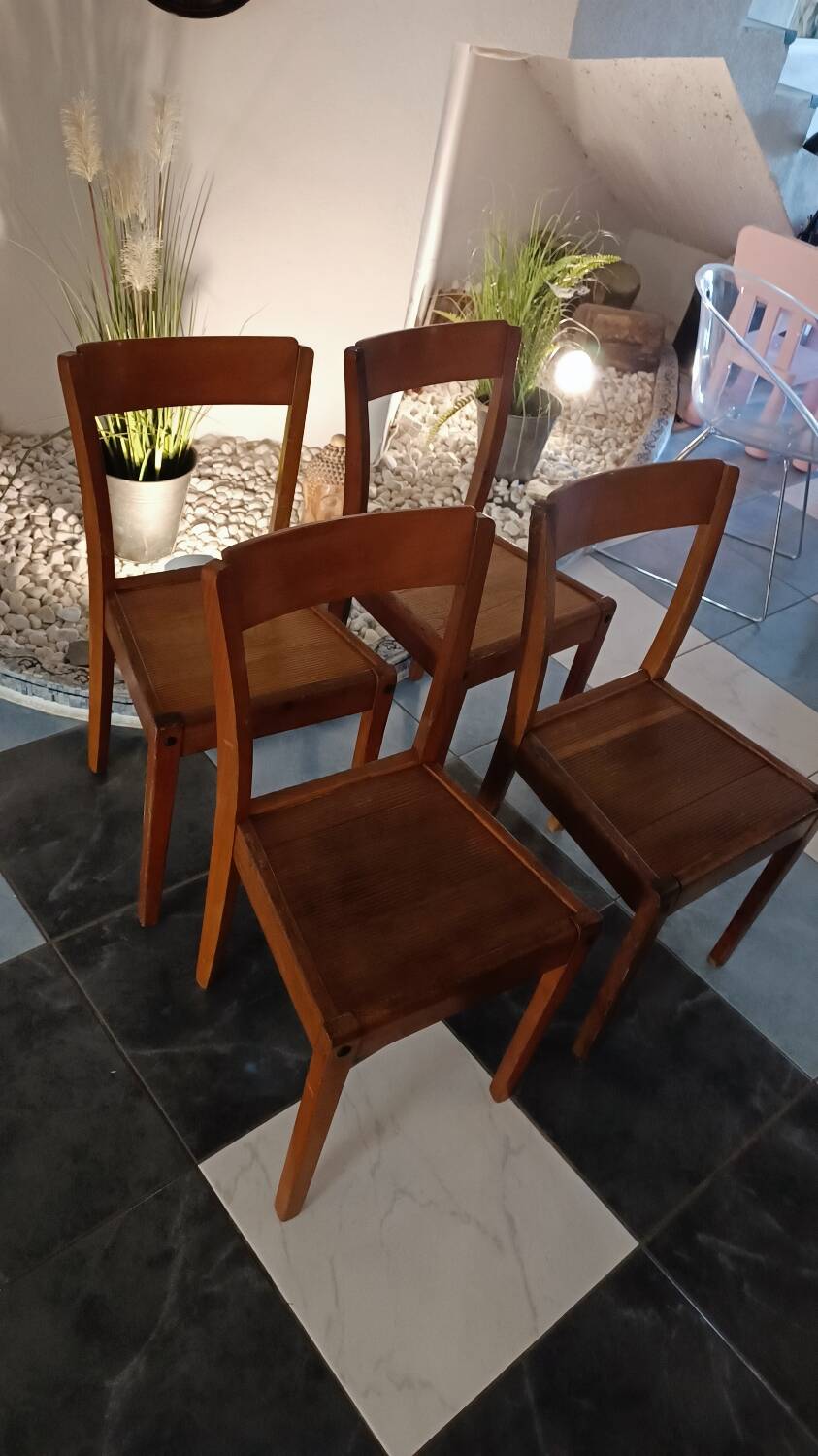 4 Stella bistro chairs from the 50s