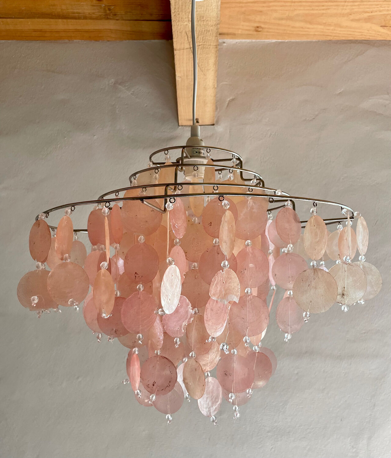 Mother-of-pearl chandelier