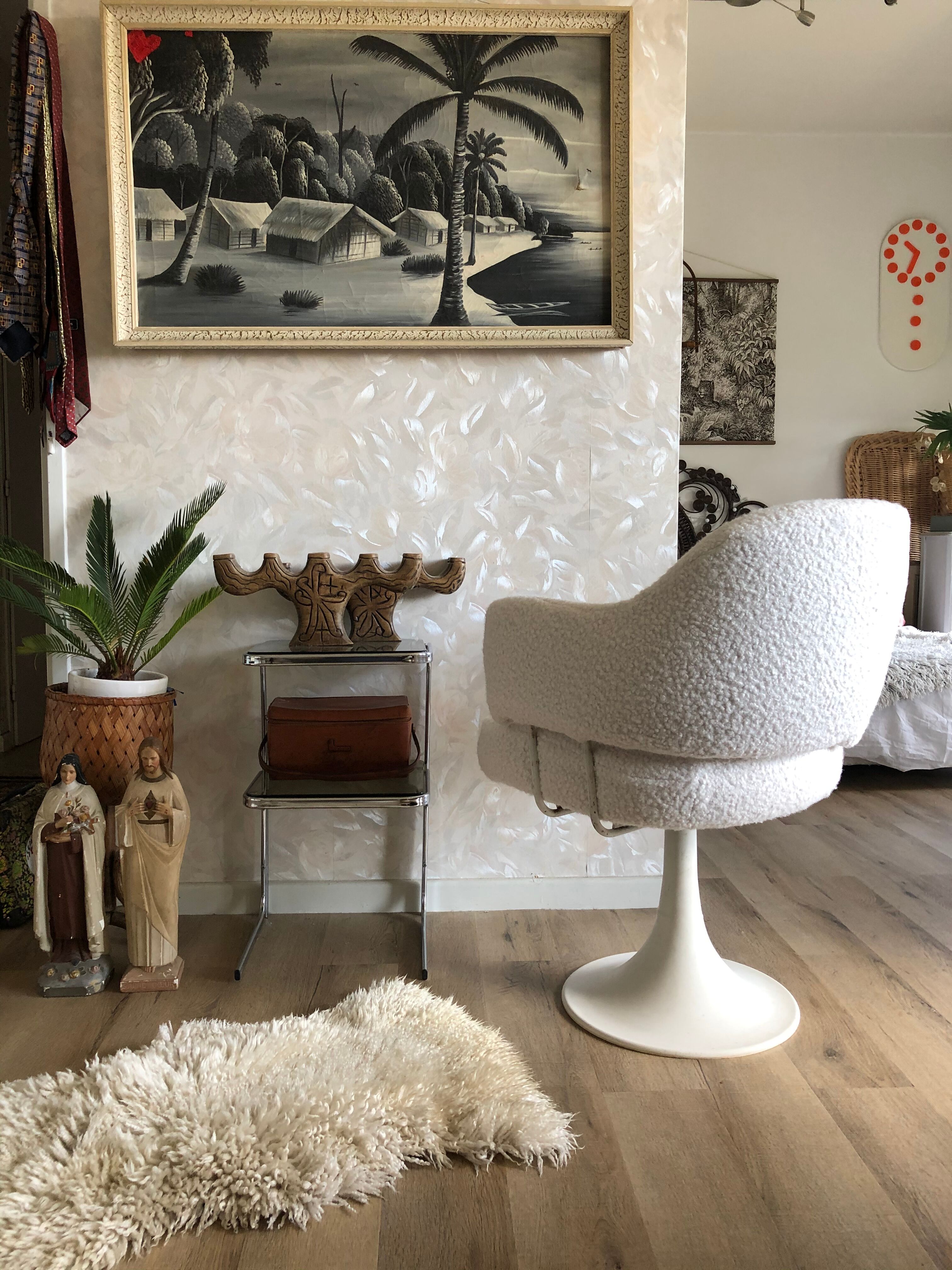 Chair 1970s tulip foot