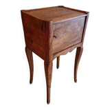Bedside table with curved legs