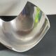 Vintage polished metal fruit bowl