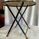 Petite table métallique vintage