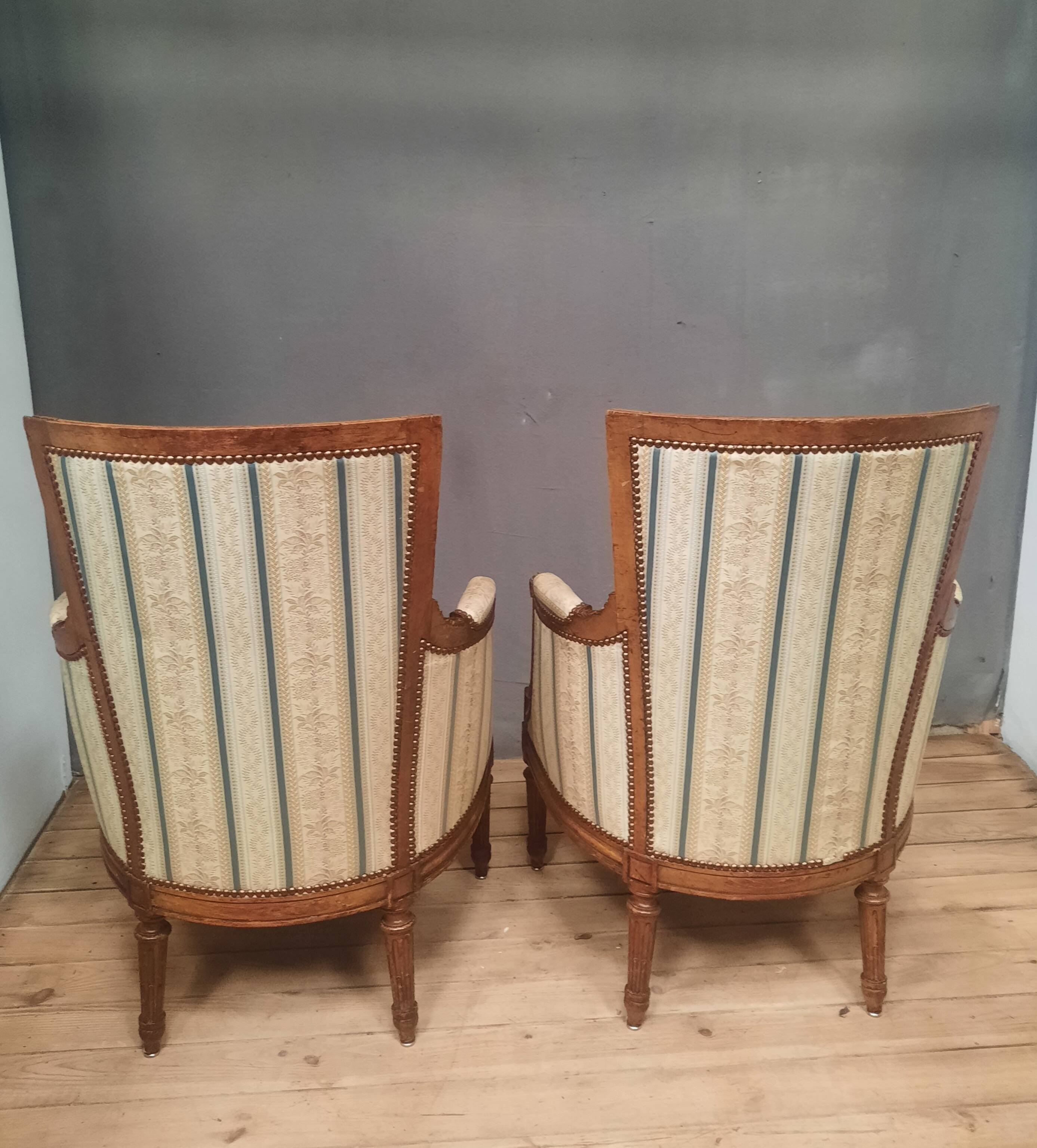 Pair of Louis XVI shepherdesses