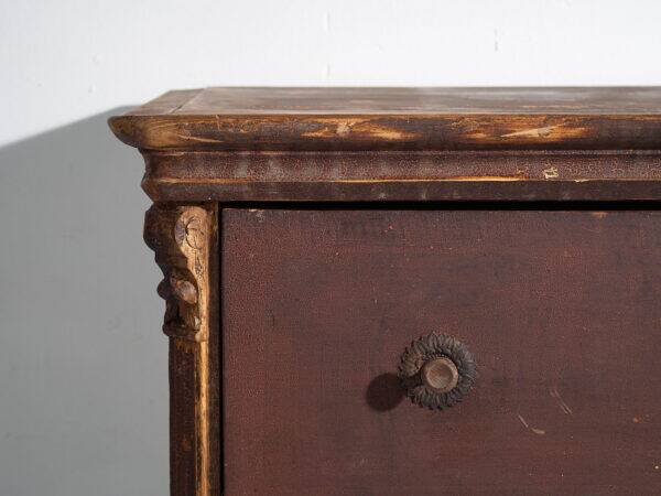 Antique patinated chest of drawers (circa 1920)