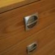 Danish pine veneer chest of drawers with six drawers, 1970s
