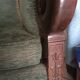 Old bergère armchair