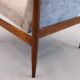 Mid Century Easy Chair in warm gray textile.