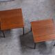 Paire de tables d'appoint Ole Wanscher en acajou, P. Jeppesen, années 1960, Danemark