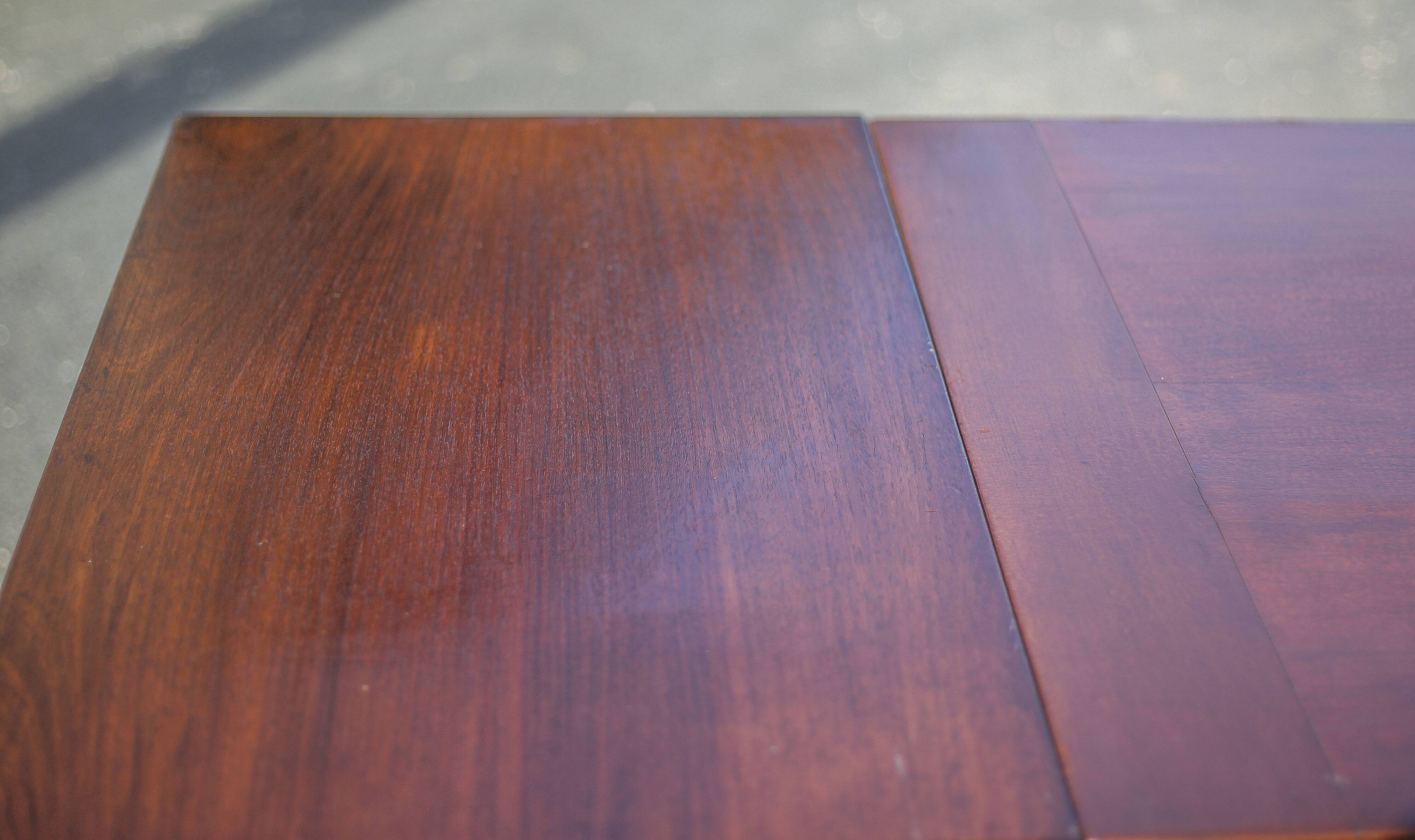 Farmhouse table with extensions and its 2 benches, living room table, solid wood table, kitchen, chalet, ca