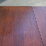 Farmhouse table with extensions and its 2 benches, living room table, solid wood table, kitchen, chalet, ca