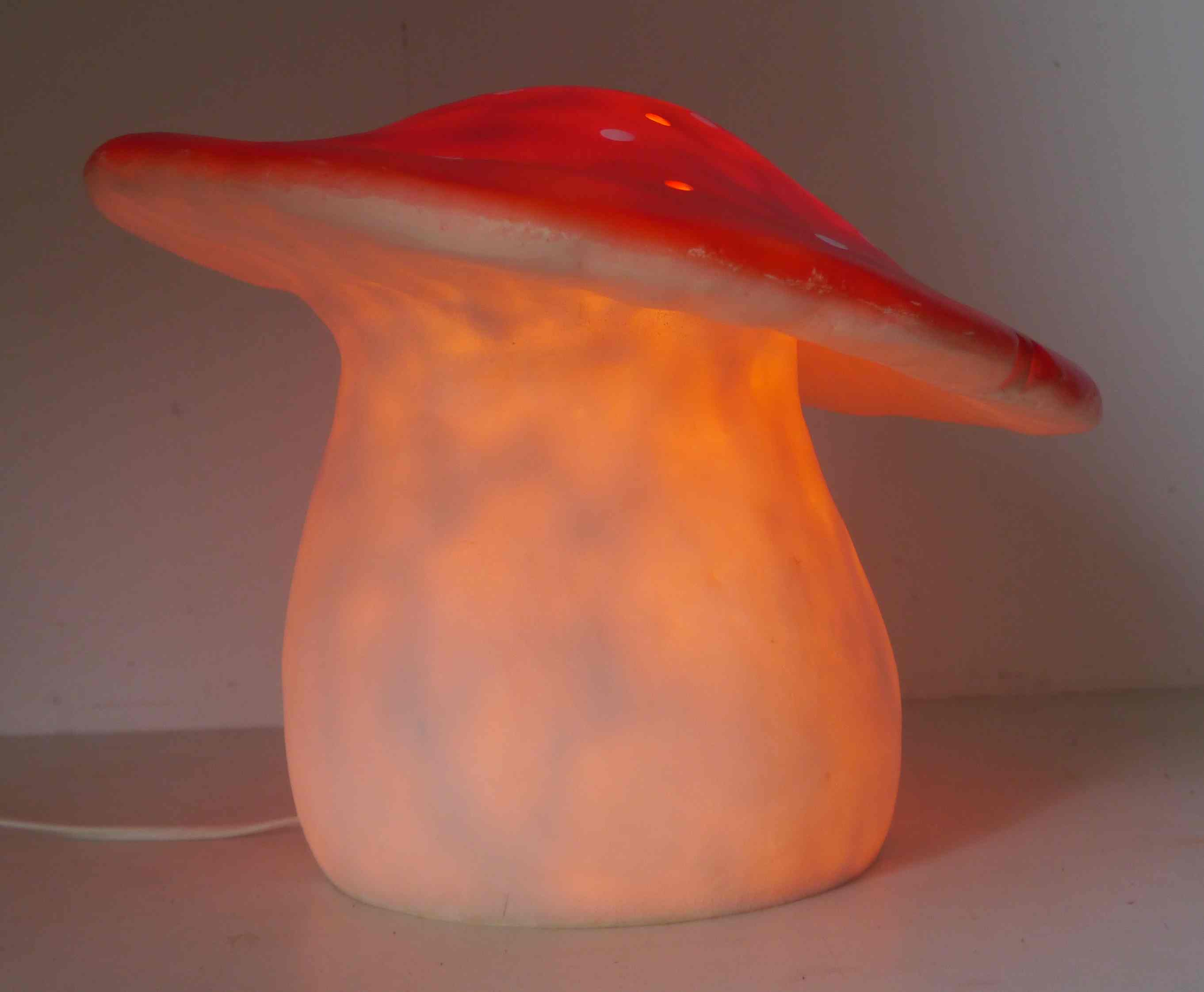 Night light Heico mushroom Made in Germany