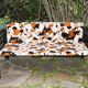 Set of sofas, armchair and coffee table in wrought iron by Jean Michel Wilmotte.