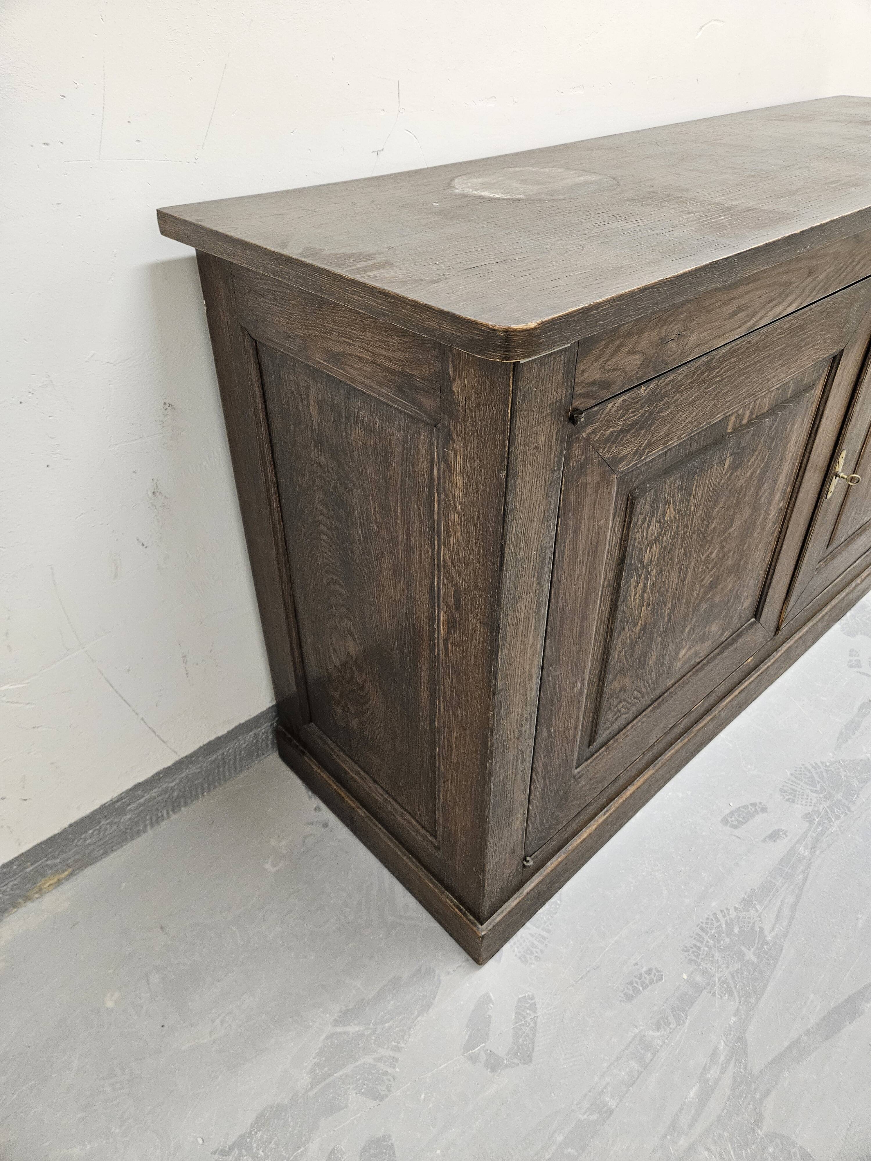 Antique wooden sideboard