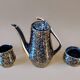 Coffee service IZA by Józef Wrzesień, Polish vintage 1950s