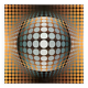 Victor Vasarely - Heliogravure stamped Fondation Vasarely, Edition 1974