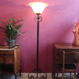 Wrought iron floor lamp