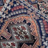 Antique Persian Afshar rug 115cm x 142cm 1920s - 1C1237