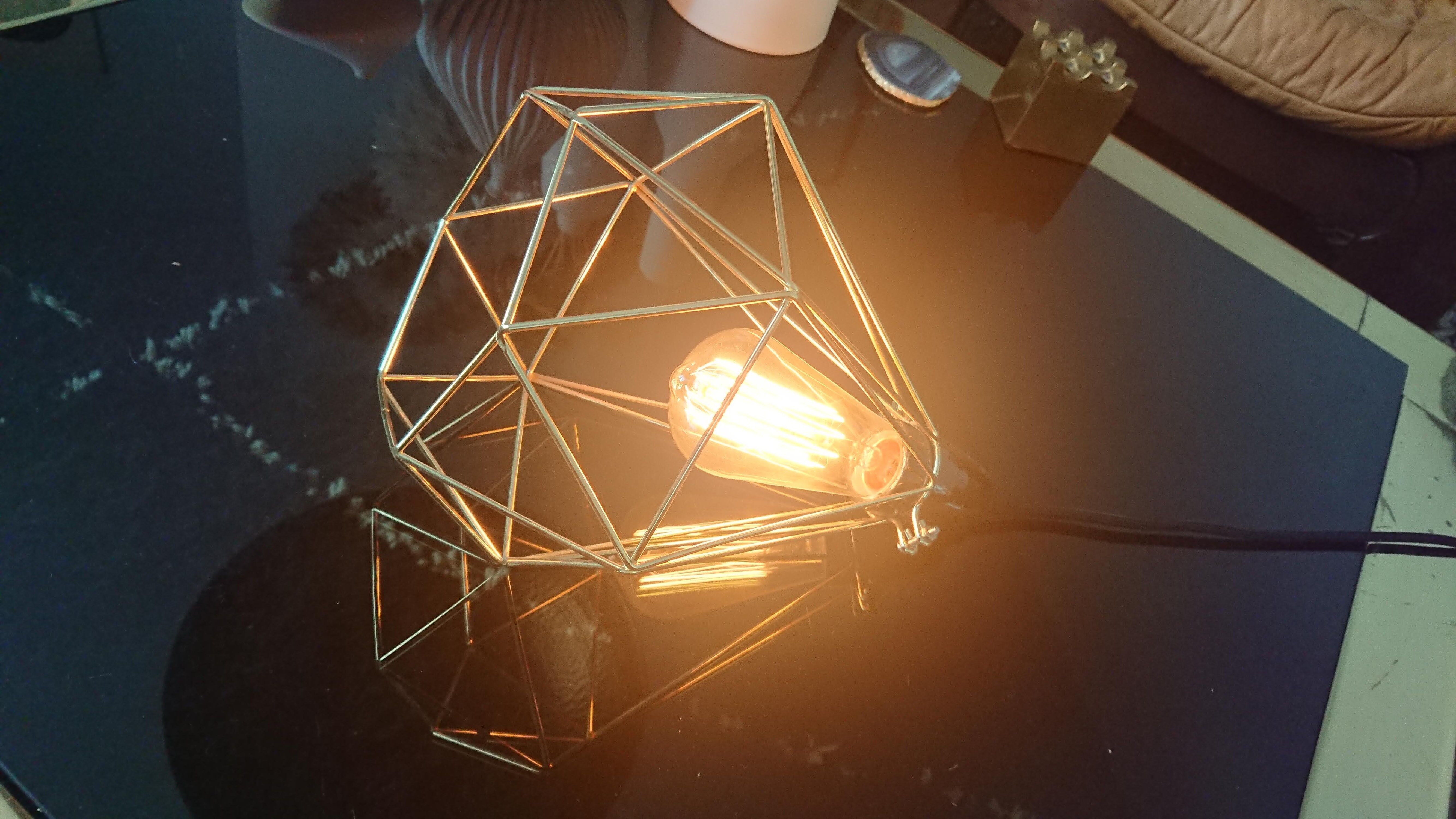 Origami walking lamp