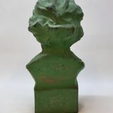 Terracotta bust of beethoven signed by henri onesto