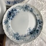 Lot de 9 assiettes à entremets Villeroy et Boch anciennes