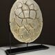Septarian nodule on stand