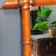 Antique faux bamboo mirror