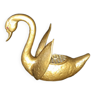 Cygne vase pique-fleurs