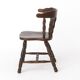 Vintage Western Style Wooden Chair, 1950s–1960s German Rustic Beechwood