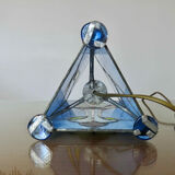 Art deco lamp in glass paste