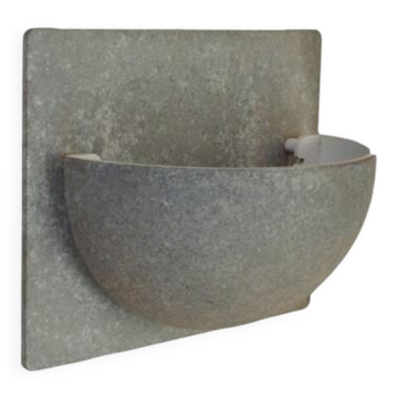 Wall lamp by Alfred Homann for Louis Poulsen, grey metal, Denmark, 1970s