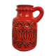 Red Vase Scheurich Vintage