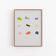 Abstract pebbles giclee print 50x70 cm
