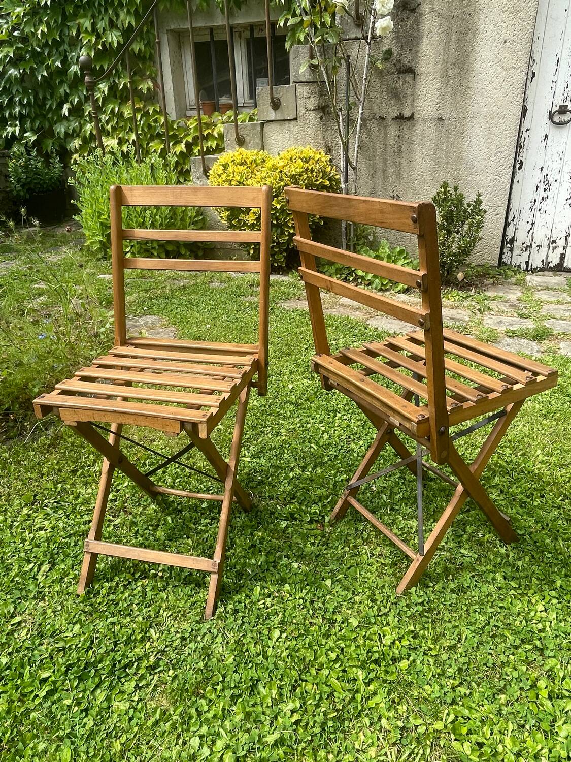 Pair of vintage children's chairs